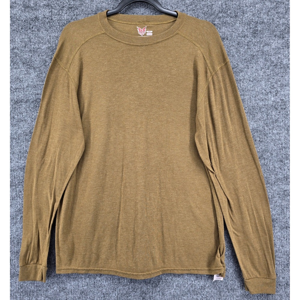 Drifire Flame Resistant FR T-Shirt Mens L Brown Long Sleeve DF4-505LS-CB-LG